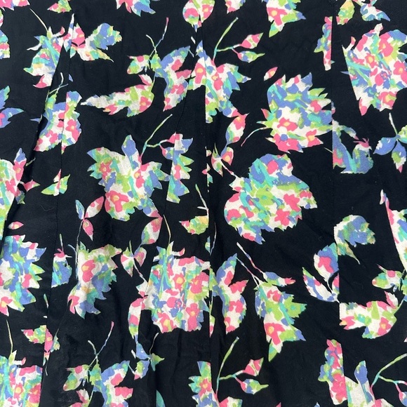 Liz Claiborne Multicolored Midi A-line Pleated Skirt Size 10 - Picture 3 of 6